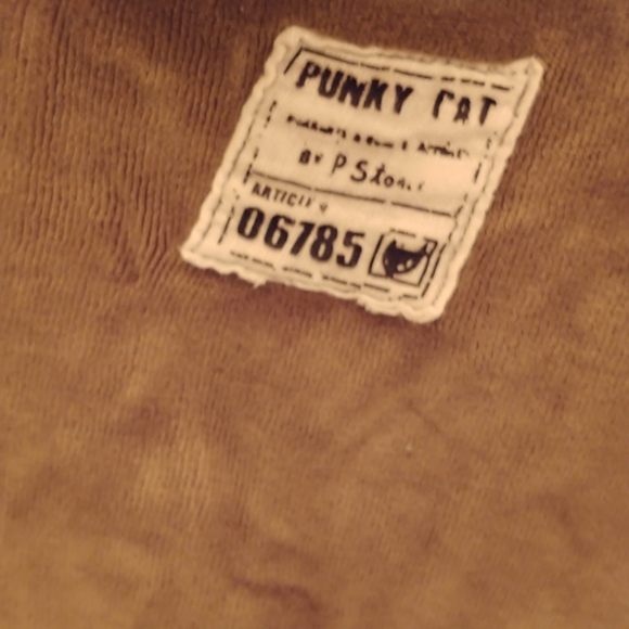 President Stone Punky Cat Velvet Zip-up Hoodie - Picture 4 of 5